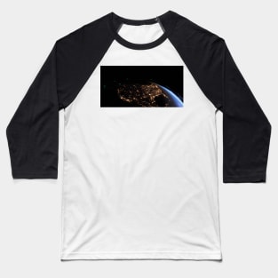 US Enveloped By An Interconnected Satellite Baseball T-Shirt